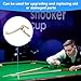 equlup Billiard Bridge Head, Portable Pool Cue Rest Snooker Stick Head Bridge Fork Billiard Bridge Head Holder Accessories for Pool Table