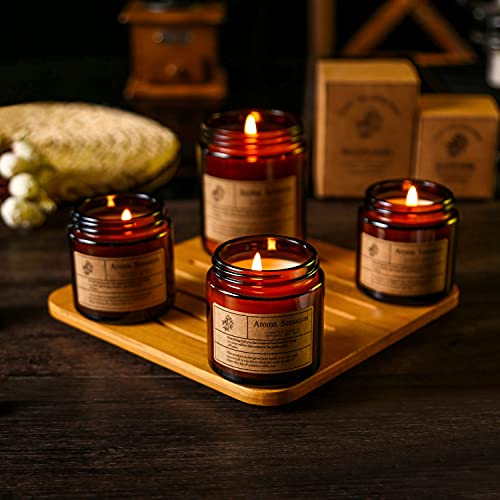 Lastia Candle Large Glass Jar Candle, Natural Soy Wax Scented Candle, Aroma Candle For Relaxing, English Pear & Freesia, 7 Oz #TOP4