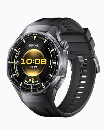 HUAWEI WATCH GT 6 Pro 46mm スマートウォッチ 1.47インチ大画面 最長21日間バッテリー サイクリング/登山/進化したゴルフナビ スポーツモード100種類以上 GPS搭載 心電図分析 健康/情緒モニタリング iOS/Android対応 ブラック