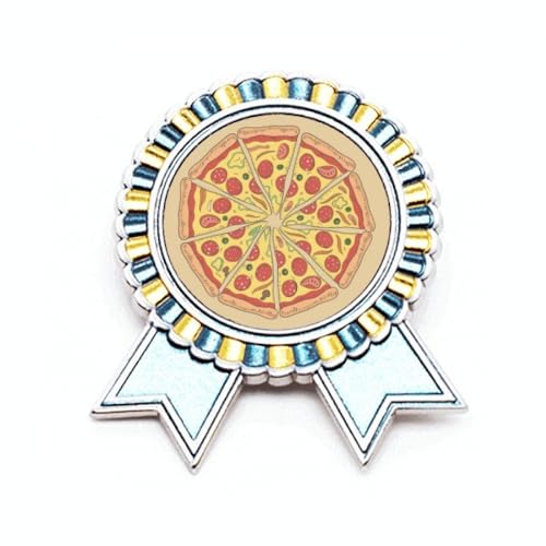 Broche Peppers Pizza Italy en métal taille M pour accessoire de veste