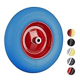 Aus Vollgummi: Gummirad aus Polyurethan (PU) - Witterungsbeständiges Rad mit ca. 100 kg Tragkraft