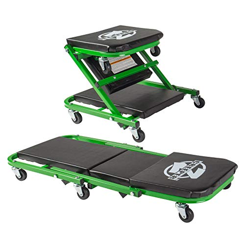 Pro-LifT C-2036DG Black/Green 300 Lbs Mechanic Creeper by Pro-LifT - Used condition - US$54.59