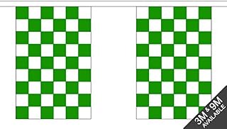 The Flag B041438 Wholesaler - Banderines (24 x 1 x 23 cm), Color Verde y Blanco