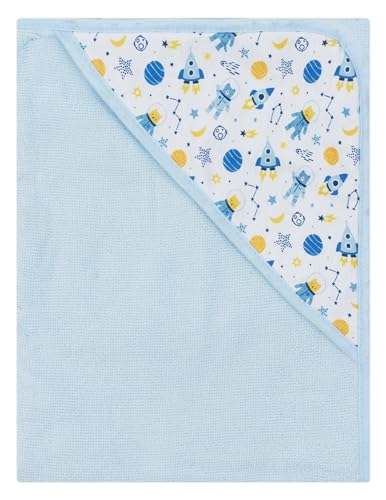 Image of Hooded Baby Towels 3-Pack - Soft Baby Bath Towels with Hood for Newborns & Toddlers, Baby Hooded Towel Set, 30 inch x 26 inch (Moon Bear)