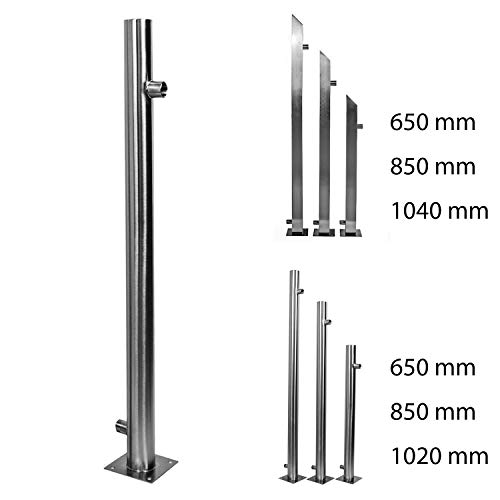 Wasserzapfsäule Köhko aus Edelstahl V2A, 850 mm