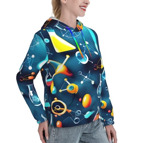Sweat à capuche chimie abstrait EdWal : le pull ajusté pour exprimer votre passion - 3