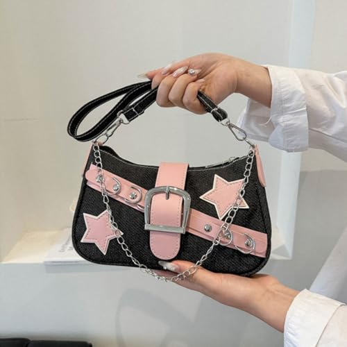 Mgbmyltm black denim sling bag – image 6