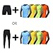 Quick-Dry Breathable Goalie Soccer Jersey Sports Shorts for All Ages - Custom Goalkeeper Jersey - Adults/Kids/Teens (Orange)