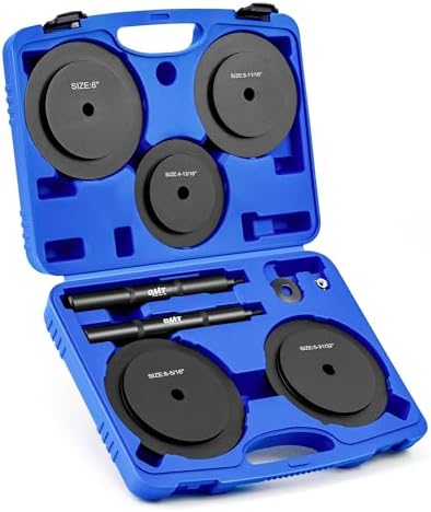 Orion Motor Tech Truck Hub Seal Installer Kit, Heavy Duty Seal Drivers Compatible with Class 7 8 Trucks, 82.7 to 160.3 mm Dia Drivers Mechanic Tool Kit for Sealing Ring Removal Installation, Set of 5