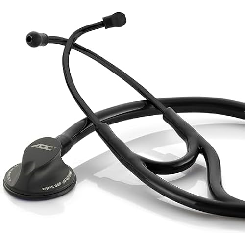 ADC Adscope 600 Premium Cardiology Stethoscope, AFD Tunable Technology
