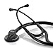 ADC Adscope 600 Platinum Series Cardiology Stethoscope with Tunable AFD Technology, 27 inch Length, Tactical All Black