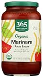 365 By Whole Foods Market, Organic Marinara Pasta Sauce, 25 Ounce