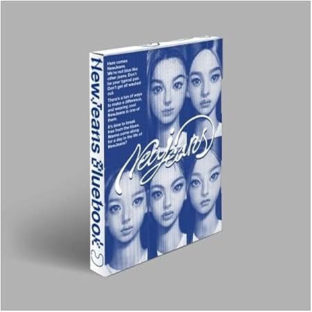 NewJeans Bluebook get up OMG アルバム Amazon.com: NewJeans - NewJeans 1st EP 'New Jeans' Bluebook ver