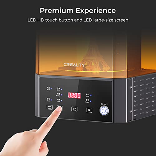 Creality Wash and Cure Station UW-01 2 in 1 Machine Resin 3D Printer UV Curing Rotary Box Bucket for LCD/DLP/SLA Washing Size 7.48x6.06x7.87 inches - Image 6