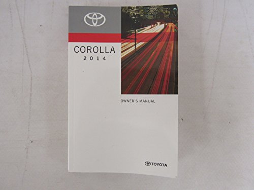 2014 Toyota Corolla Owners Manual