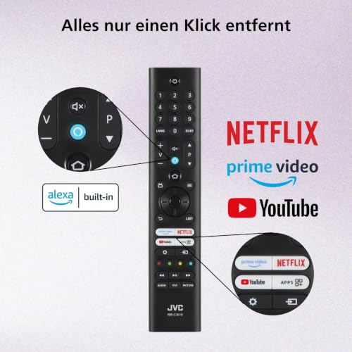 JVC LT-55VRQ3555 QLED Fernseher 55 Zoll Fire TV 4K UHD Auflösung Smart TV – Ansicht 5