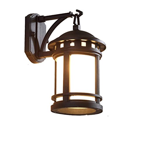 Lampe de mur extérieur imperméable GZ luminaire escalier rétro de style européen