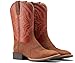 Western Boots For Men - Mens Square Toe Cowboy Boot,Oil/Slip Resistant,Durable Fashionable Classic Pull on 10 Inch Wellington Boots - Soft Toe Work Boots