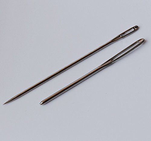 Chengyida Red S049 Strong Waxed Hand Sewing Thread For Leather/Canvas & 2 Large Eye Needles #TOP1