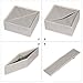 DIOMMELL Foldable Cloth Storage Box Closet Dresser Drawer Organizer Fabric Baskets Bins Containers Divider for Clothes Underwear Bras Socks Clothing,Set of 4 Grey 400