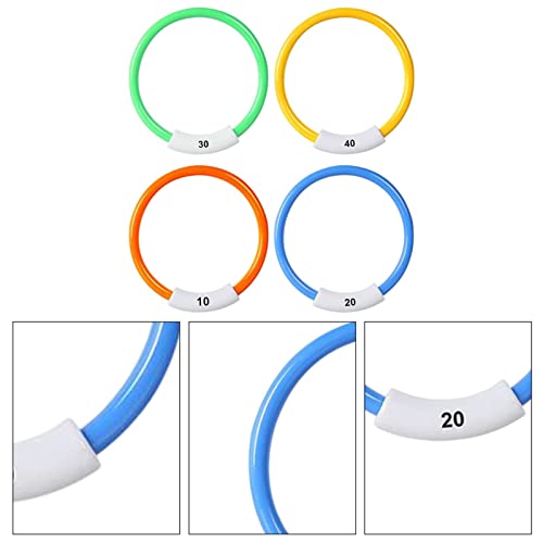 Kirdume Pool-Tauchspielzeug,Unterwasser-Tauchbecken-Spielzeug | Trainingspool Schwimmspielzeug Tauchhilfe Geschenkset Kinder Pool Spielzeug für Spaß sinkendes Spielzeug Spiel – Bild 6