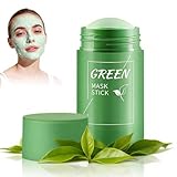 Green Stick Mask,green tea deep cleanser mask,Minimiza poros y puntos negros,Para hombres y mujeres