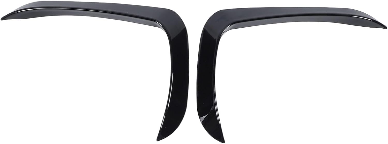 Front Bumper Side Spoiler Lip for X5 F15 2014-2018, 1 Pair Splitter Side Body Trim Kit Replacement, Lamp Splitter Air Vent Trim, Front Bumper Cover