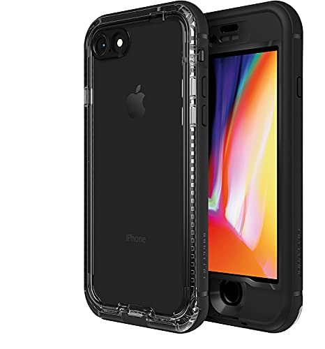 LifeProof NÜÜD SERIES Waterproof Case for iPhone 8 (ONLY) - Retail Packaging - BLACK
