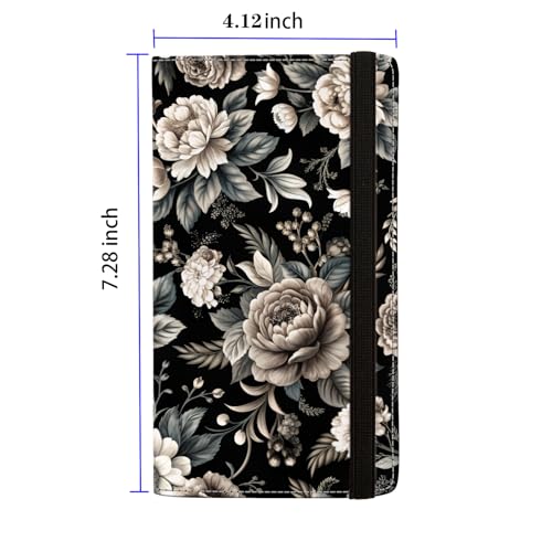 Image of checkbook cover,Checkbook Cover for Duplicate Checks,RFID Checkbook Register Cute Wallet women Men Credit Card Holder (Peony)