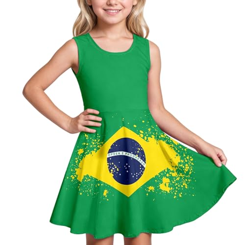 Robe sans manches filles imprimé tendance et coton ultra doux