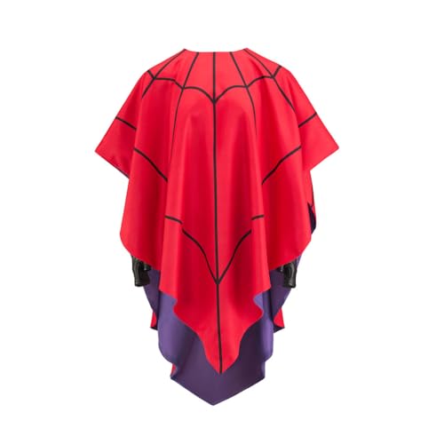 Womens Lydia Deetz Cosplay Costume Red Cloak Beetle Lydia Cape Outfits Halloween Accessories (red One size)