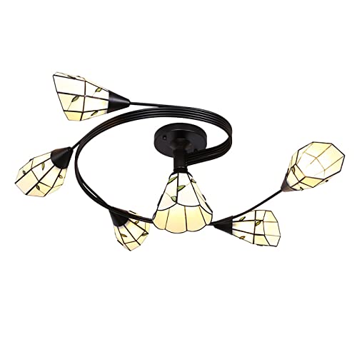 Lampes de plafond en verre industrielles pour sublimer votre salon