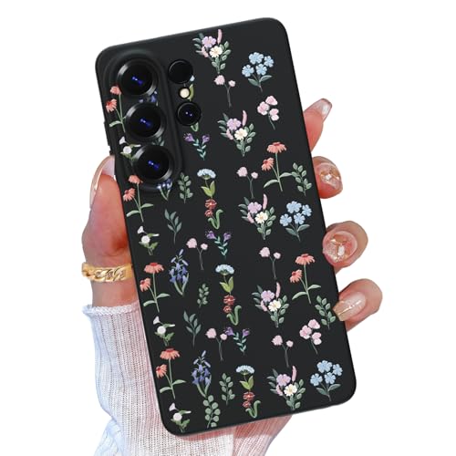 TURYXIA Samsung Galaxy S26 Ultra�p �P�[�X �ԕ� �t�����[ ���f�B�[�X �K�[���Y �K�[���[ �L���[�g �p�^�[�� �\�t�g�V���R�� �t���J�����ی� �ϏՌ� �X���� �X�}�z�P�[�X Samsung S26 Ultra�p�A�u���b�N/�t