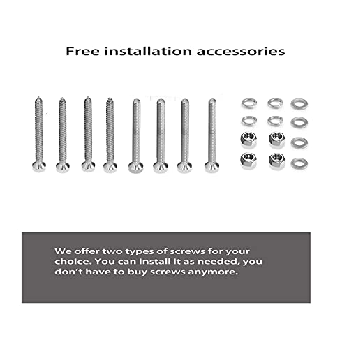 image for GANGUOLA Boat Cleat 6 Inch Open Base 2 Pcs, Dock Cleat Heavy Duty 316 