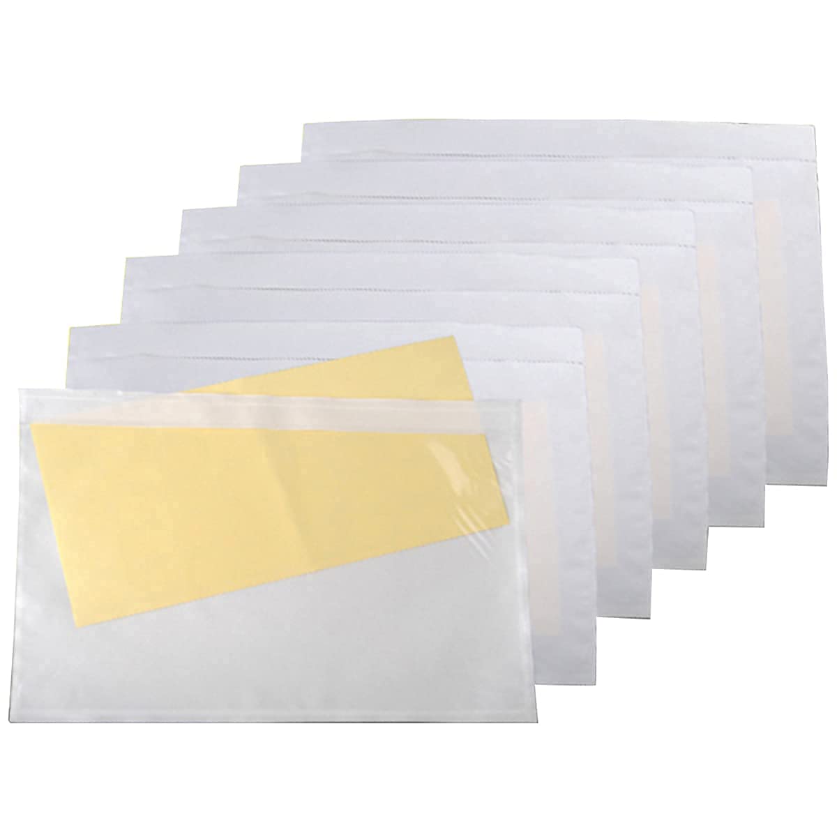 LabelMore 200 szt. 15 cm x 22,9 cm przezroczysta plastikowa samoprzylepna lista pakowania koperta torba wysyłkowa etykieta wysyłkowa etui etykieta zwrotna dokumenty