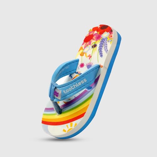 Image of toothless Kids Printed Flip Flop | Soft EVA Sole | Anti-Slip | Comfortable Wear | Lightweight | Durable | Summer Footwear for Boys & Girls | Casual Slippers