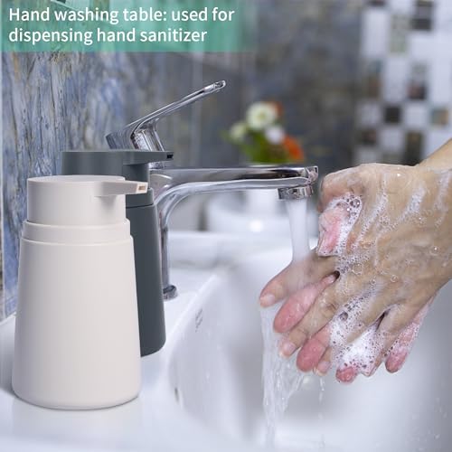 Topsky Soap Dispenser with Plastic Pump, 320ml Liquid Hand Soap Dispenser, Rustproof Pump for Kitchen & Bathroom - Image 4