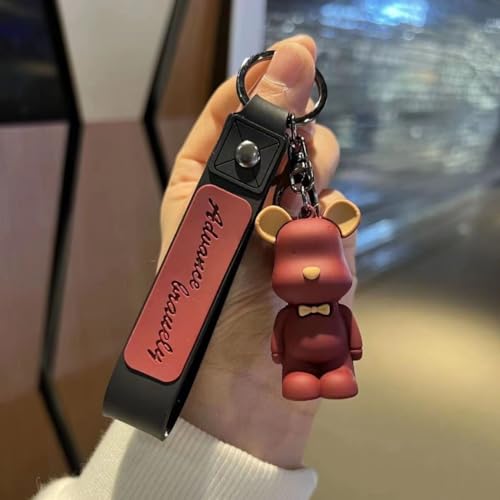 Image of Keychain for Kids & Adults | Cute Pendant Teddy Bear Keyring for Girls & Boys | Trendy Designer Keychain for Gifting | Stylish Teddy Keyring for Bags, Keys & Accessories