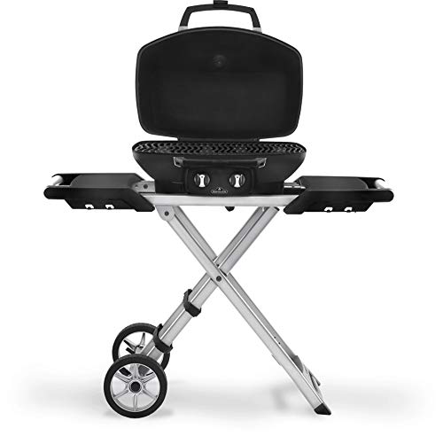 Napoleon-TravelQ-PRO285X-Portable-Propane-Gas-Grill-with-Scissor-Cart-Black-2-Burners-For-Tailgating-Camping-And-Small-Outdoor-Spaces Napoleon TravelQ PRO285X Portable Propane Gas Grill with Scissor Cart Black 2 Burners For Tailgating Camping And Small Outdoor Spaces