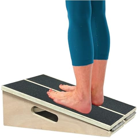 Uxpang Slant Board for Calf Stretching - Adjustable Incline Board Calf Stretcher, Non-Slip Calf Stretch Board for Squats, Exercise, Flexibility Cover