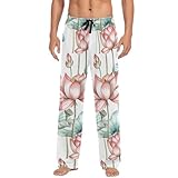 Ajuste holgado: di adiós a los incómodos pantalones de pijama. Nuestra cintura elástica con cordón ajustable garantiza un ajuste personalizado y flexible. Con bolsillos profundos para mayor comodidad, estos pantalones son fáciles de poner y quitar.