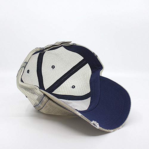 Image of The Vintage Year Distressed Cotton Unstructured Soft Mesh Breathable Adjustable Dirty Wash Dad Hat Trucker Baseball Cap