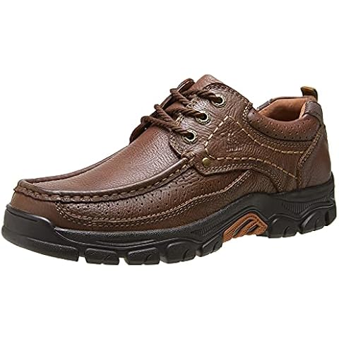 CAMEL CROWN Zapatos Casuales Hombre Cómodo Calzado de Cuero Cover