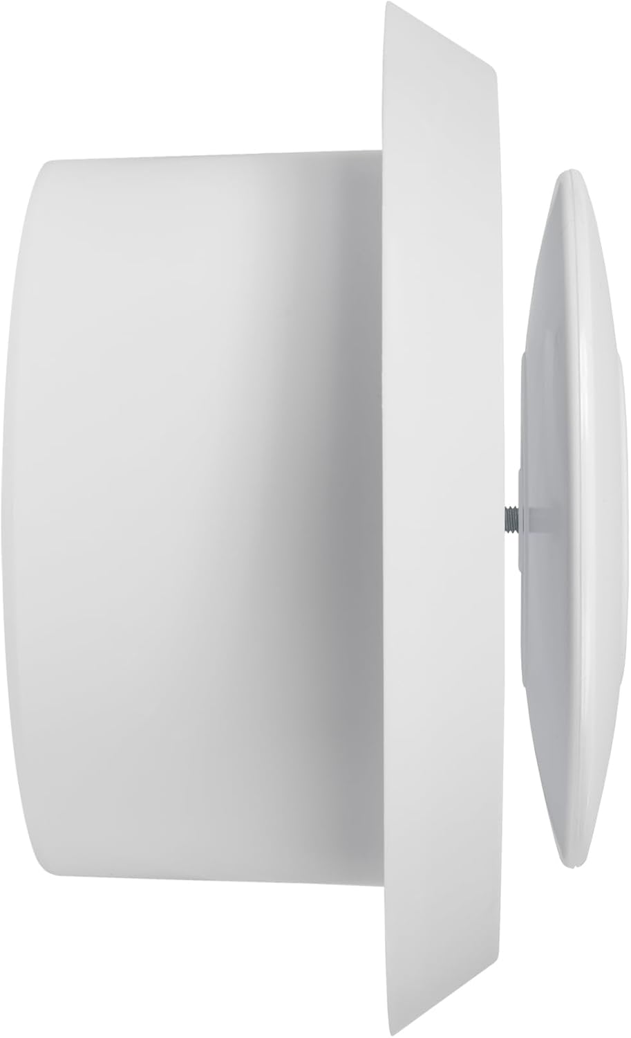 Vent Systems 6" Inch White Plastic Universal Adjustable Diffuser - Round Vent Cover for Wall, Ceiling Duct - Inline Register Air Vent Deflector - Heat or Cooling Ventilation - Indoor Ducting Grille