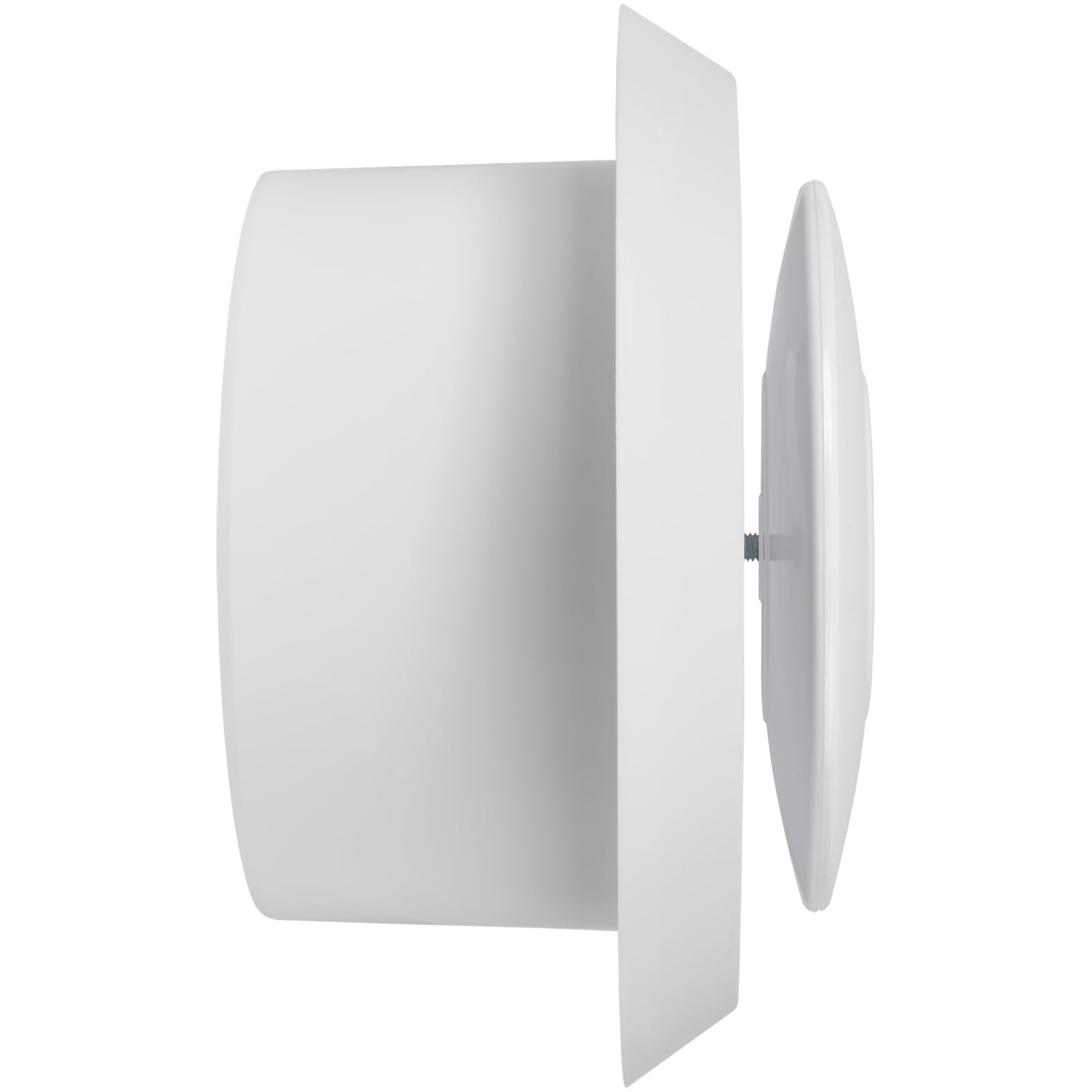 Vent Systems Difusor universal ajustable de plástico blanco de 6 pulgadas, cubierta de ventilación redonda para pared, conducto de techo, deflector de ventilación de aire de registro en línea