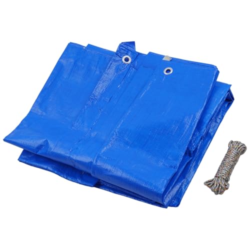 Bâche d'extérieur double couche imperméable pour auvent et camping de 4x5m