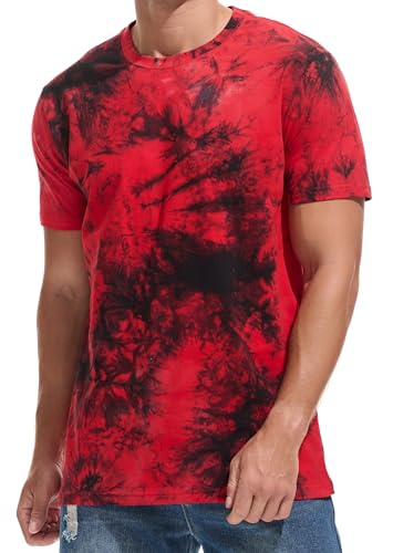 RONOMO Herren T-Shirt 95% Baumwolle 5% Spandex, Mikroelastik, Hautfreundlich