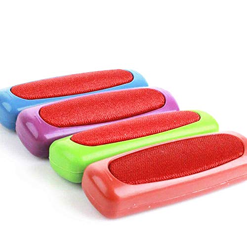 Hpybest Brosse à poussière pour tapis, ramasse-miettes en plastique, pour poils d'animaux domestiques, brosse de nettoyage pour vêtements Cover