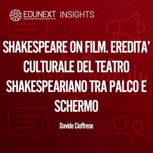 『Shakespeare on Film. Eredit&agrave; culturale del teatro shakespeariano tra palco e schermo』のカバーアート