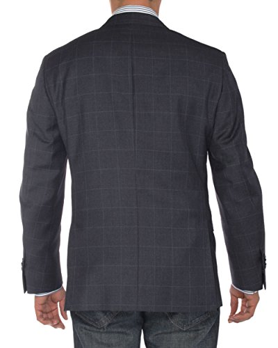 GN Luciano Men's 2 Button Modern Fit Suit Jacket Ticket Pocket Blazer Coat2